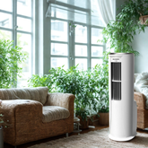 Hausberg 16000 BTU Dokunmatik Ekran Soğutma Isıtma Havalandırma ve Nem Alma Portatif Klima